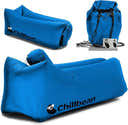 Générique [Bag Chill] Air Sofa Matelas Hamac Gonflable LayChill, Transat Pour Camping, Randonnée, Voyage, Piscine Et Plage Piquet [Cadeau] Lunettes De Soleil Bracelet Pliable (CHAIRCHILL Jaune - 6
